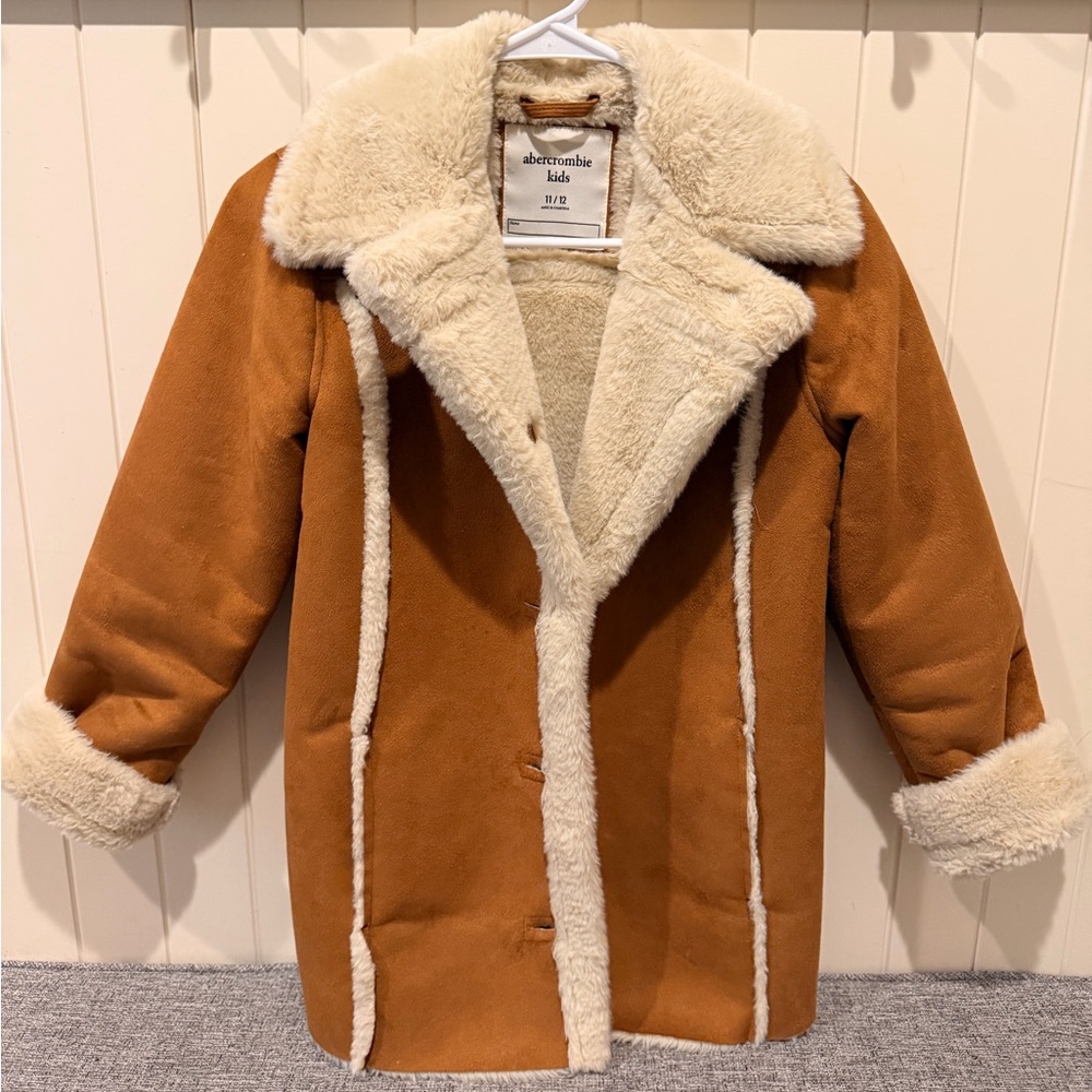 Abercrombie Kids Shearling Coat - Sz 11/12